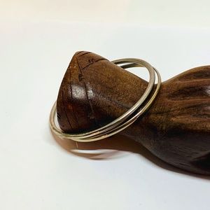 Vintage Silver-tone Bangle Bracelet Lot